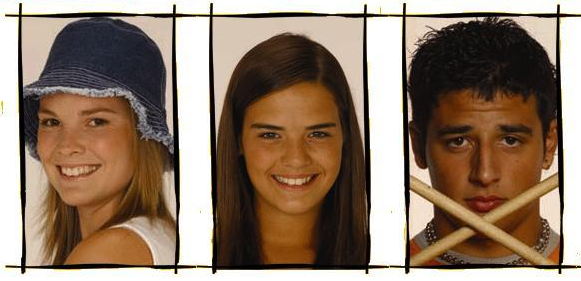 neki sporedni likovi sapunice,,,clara,nata i bata